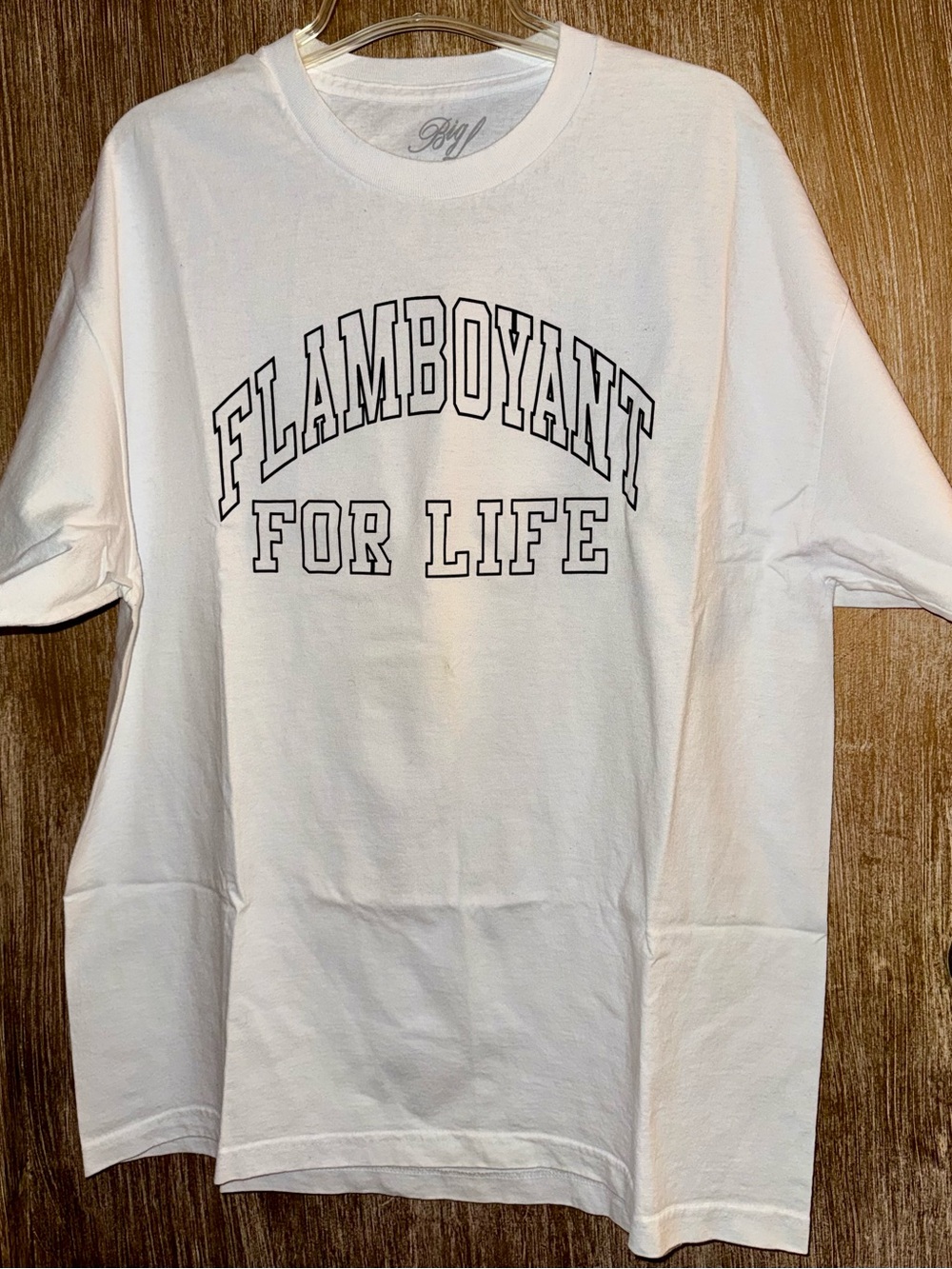 Big L- Flamboyant For Life- White Graphic Tee
